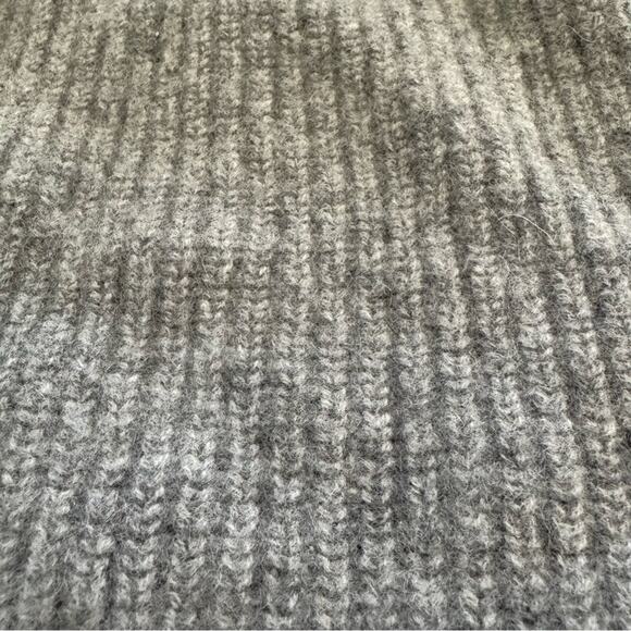 Quince Washable Cashmere Fisherman Tunic Sweater Heather Grey Size XL (12) - Picture 7 of 11